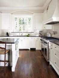 70 Stunning Kitchen Light Cabinets With Dark Countertops Design Ideas White Kitchen Dark Floors Kitchen Renovation Kitchen Design