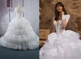 Darius Cordell Long Sleeve Wedding Gown Inspired By Pnina