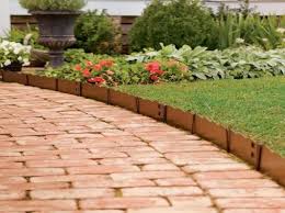 / a low garden fence like this is a great option for clearly marking out (and protecting) your. Landscaping Brick Edging Lowes Lawn And Landscape Lawn Edging Garden Border Edging