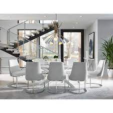 Create a stylish home with modern light pendants, lamps, chandeliers, sofas, chairs, rugs,. Universal Modern 9 Piece Porter Dining Table Set Wayside Furniture Dining 7 Or More Piece Sets
