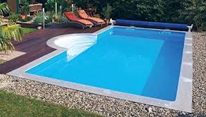 Super Pool Fur Den Garten Schwimmbecken Steinbach Massivpool Blau 900 X 500 X 145 Cm Aff Link Kleiner Pool Design Gartenpools Pool Im Garten