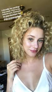 We love how elegant this looks, and how well it shows off natural curls. Lili Reinhart Shows Off Her Curly Hair On Instagram Photos Allure