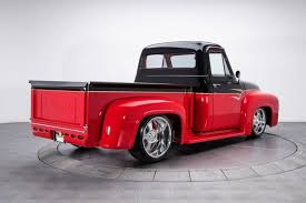 Image result for Bright Red 1955 Truck
