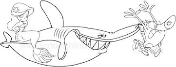 Welcome in zig & sharko coloring printable site. Zig And Sharko Coloring Pages
