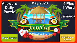We did not find results for: 4 Pics 1 Word Jamaica May 2020 Daily Puzzle Daily Bonus Puzzle Answers Walkthrough Youtube