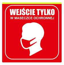Właściciel sklepu może wezwać służby. Tabliczka Informacyjna Wejscie Maska Ochronna 9146922800 Allegro Pl