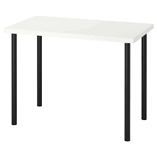 Linnmon Adils Table White Black 39 3 8x23 5 8 Ikea Ikea Table Ikea Table