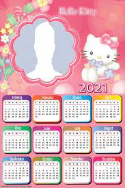 Howdy kitty wall calendar this 16 month hiya kitty wall calendar has a month to a view. Hello Kitty Colouring Calendar 2021 Hello Kitty Printables Hello Kitty Photos Hello Kitty Images