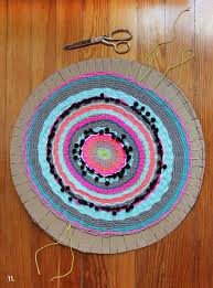 Basit Orgu Kilim Yapimi Paspas Kilim Dokuma