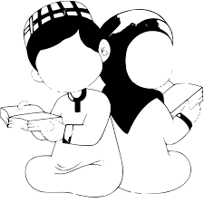 Anda dapat mengunduh gambar png gratis dengan latar belakang transparan dari koleksi terbesar di pngtree. Gambar Kartun Logo Santri Hitam Putih Nusagates