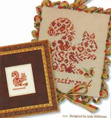Cross stitch pattern from madame la fee featuring the french sentiment la nuit de noel (christmas night) with santa claus, gifts and presents, christmas ornaments, european village, and more!model stitched on fabric of your choice with dmc floss. Jbw Designs French Country Squirrel Cross Stitch Pattern 123stitch