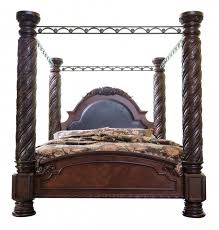 Hot sale french style antique upholstered king size canopy beds. Ashley Furniture North Shore King Poster Bed The Classy Home