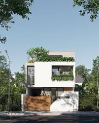 Di S House Final Cgi Design By Duy Huynh On Behance Desain Eksterior Arsitektur Rumah Arsitektur Organik