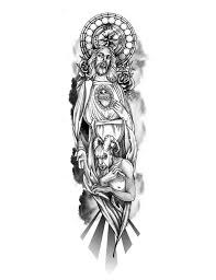 Sketch took about 6 hours. Tattoo Ideas Good Vs Evil Tattoo