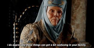 Queen margaery tyrell was the only daughter of lord mace tyrelland lady alerie tyrell, granddaughter of lady olenna tyrell and sister of ser loras tyrell. Olenna Tyrell Is The Best Character On Game Of Thrones Popsugar Entertainment