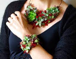 Wearable Floral Designs Floral Jewellery Flower Jewellery Fresh Flower Jewelry