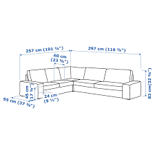 New sanford square arm upholstered sofa with reversible storage chaise sectional. Kivik Corner Sofa 5 Seat Hillared Beige Ikea