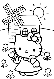 Disegno Hello Kitty Numero 8 Da Stampare E Colorare