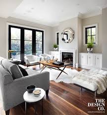Living Room Black French Doors White Built Ins Custom Cabinetry Marble Fireplace Surround Mirror Above Fireplace Living Room Grey Home Couches Living Room