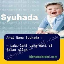Bertanya tentang keperluan atau kebutuhan pesakit. Ini Arti Nama Syuhada Dalam Islam Idenamaislami Com