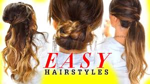 This is your ultimate resource to get the hottest hairstyles & haircuts. 4 Easy Lazy Hairstyles For Greasy Hair Braids And Half Up Updos Hair Styles Easy Hairstyles Greasy Hair Hairstyles