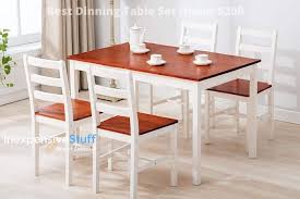 Our kitchen dining set was super cheap because it's an old table and chairs that my wife refinished. Top 7 Best Dinning Table Set Under 200 In 2021 Full Review And Buyers Guide Inexpensive Stuff