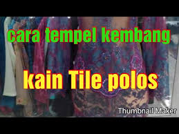 Halo temen temen di vidio kali ini saya akan berbagi tutorial cara memasang brukat dikebaya tile polos.kita bisa menggunakan bantuan tangan patung dan. Cara Menjahit Atau Menempelkan Tile Polos Dibagian Dada Youtube