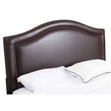Find great deals on ebay for king leather headboard. Sophia Nailhead Trim Leather Headboard Dark Brown King California King Abbyson Living Target