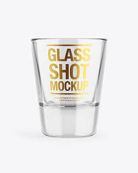 Mockup, made sure to provide all users with easily customizable options that include smart objects. Empty Glass Shot Mockup In Cup Bowl Mockups On Yellow Images Object Mockups