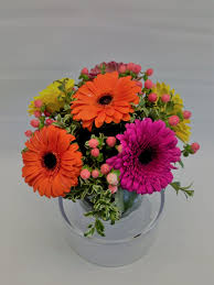 We offer same day delivery with all of our bright and cheerful gerbera daisy options! Gerbera Daisy Arrangement In Winnetka Il Victor Hlavacek Florist And Greenhouses