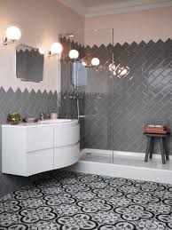 Beautiful bathroom design with light grey tile wall and glass. 5 Beautiful Grey Bathrooms To Inspire A Glamourous Makeover Real Homes