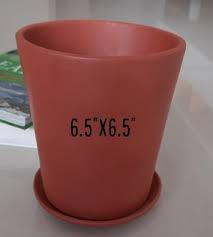 Check spelling or type a new query. Flower Pot With Saucer 6 5 Inch Thegreenyard In