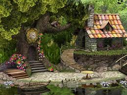 Japanese Fairy Gardens Little Dwarf 3d Screensaver Enjoy The Charming Floral Setting Fairy Houses Fairy Garden Houses Fairy Garden
