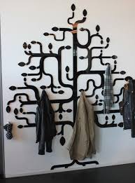 Hang A Coat Tree That Preserves Floor Space Wall Mounted Coat Rack Coat Rack Wall Coat Tree