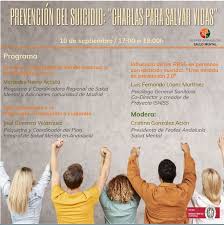 WEBINAR 10 de septiembre| Charlas para salvar vida - FEAFES ANDALUCÍA SALUD  MENTAL