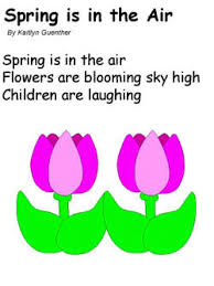 Spring Is In The Air Haiku Classroom Fun April Preschool Haiku