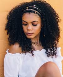 With kinky braiding hair, you can get a stylish look that complements your natural hair texture and protects it, too. Natural Hairstyles Braids In The Front With Back Down 3c Natural Curls In 2020 Natural Braided Hairstyles Curly Hair Styles Naturally Natural Hair Styles