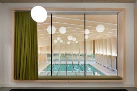 Architecture Firm Hawkins Brown Used Two Types Of Engineered Timber To Build This Swimming Facility At A School I Swimming Pools Architecture Today London City