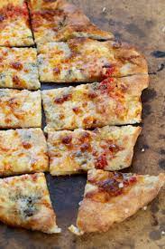 Four Cheese Pizza Recipe Beyond Pepperoni Pizza Toppings Recipe Cheese Pizza Recipe Four Cheese Pizza Recipes Pizza Recipes