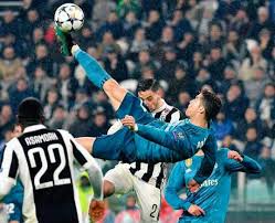 Cristiano Ronaldo Bicycle Shot First, look at how high ronaldo is off the ground here. cristiano ronaldo bicycle shot