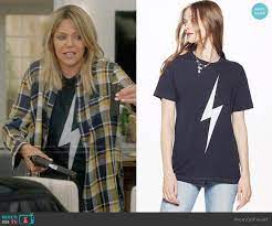 Mickey S Bolt Tee And Plaid Shirt On The Mick Casual T Shirts Boyfriend Shirt The Mick