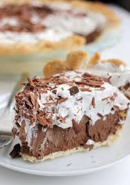 Chocolate French Silk Pie Recipe Baker Bettie Recette Idee Tarte Chocolat Gateaux Et Desserts