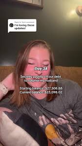 Replying to @Toni day 38! #debtfree #debtfreejourney #payingoffdebt #fyp  #creatorsearchinsights #creatorrewardsprogram
