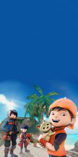 Boboiboy Wallpaper Gambar Animasi Kartun Ilustrasi Karakter Lukisan Jepang