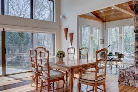 Floor To Ceiling Windows At This Contemporary Home For Sale In Quogue Take In The Peaceful Wooded Views Call Home Floor To Ceiling Windows