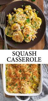 Squash Casserole Made With Tender Yellow Squash A Cheesy Creamy Coating And It S Yellow Squash Recipes Vegetable Casserole Recipes Squash Casserole Recipes