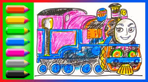 How To Draw Ashima Thomas And Friends Drawing And Coloring Lesson Fo Drawings Of Friends Thomas And Friends Drawings