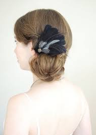 The sparkling black brooch features black beading and silhouette rhinestones, secured to a sturdy backing with an alligator clip. Pin On Wedding Ideas