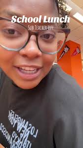 Today’s lunch: fried Rice and potstickers #school #substituteteacher #lunch