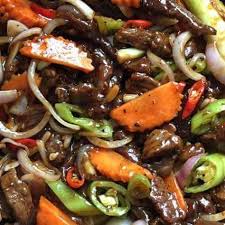 Mee kuning 1 bungkus udang sederhana (buang kulit) bawang. Resepi Daging Black Pepper